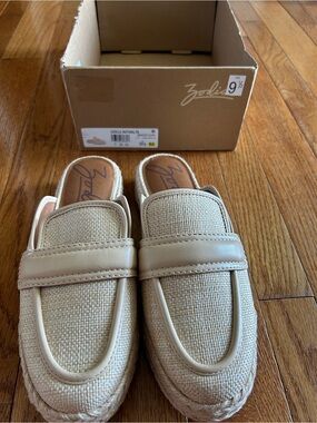 Zodiac Tan Mules- New in Box